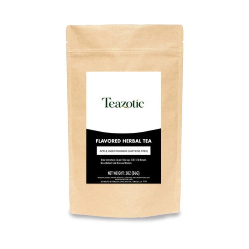Teazotic Apple Cider Rooibos, 3 oz kraft pouch